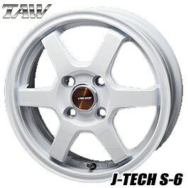 ߥۥ ȥ饤ե ƥåS-6 TAW J-TECH S-6 5.5-14 4/100 ۥ磻  ե Ρ å  4ܲ