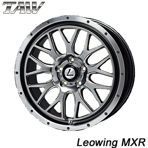 アルミホイール TAW LEOWING MXR トライアルファ レオウィング エムクロス 7.5-18 5/114.3 +38 メタルシルバー カローラクロス RAV4 ハリアー アルファード ヴェルファイア デリカD:5 エクストレイル 4本価格