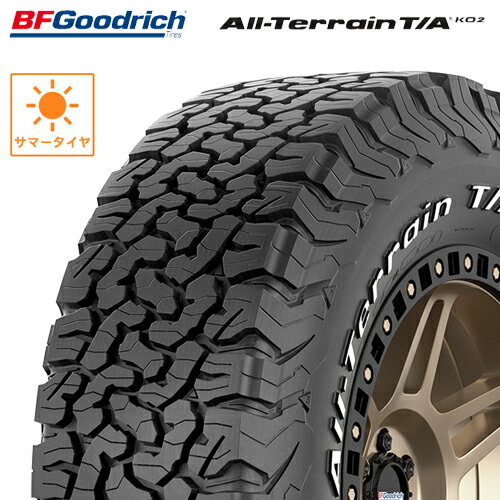 サマータイヤ 16インチ BFG LT225/70R16 102/99R ホワイトレター BFGoodrich All-Terrain BFグッドリッチ オールテレーン T/A KO2 RAV4 エクストレイル CX-5 アウトランダー デリカD:5 エスクード 225/70-16 1本価格