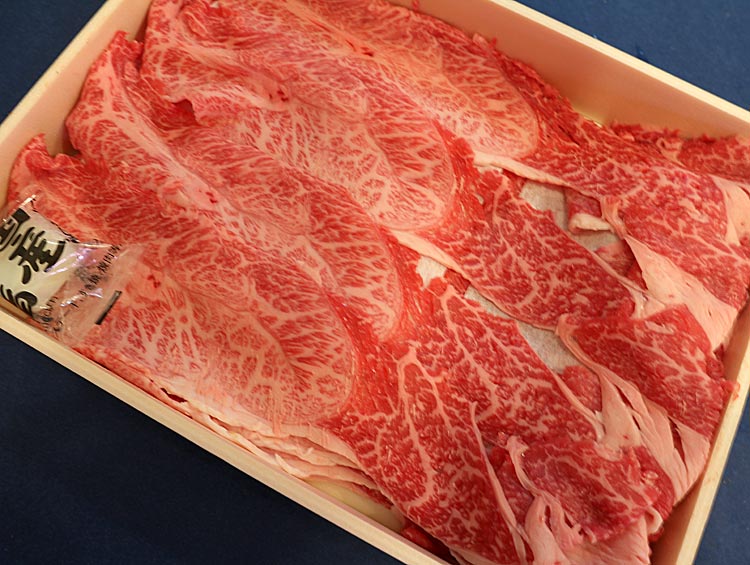 黒毛和牛 ミスジ 400g 冷蔵管理の牛肉 【すき焼き・しゃぶしゃぶ用 スライス】 無添加 純国産 ■なんば..