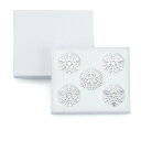 【10倍 祭り 】 能作 箸置 ティンクリスタル 5ヶ入 雪 結晶【和紙ラッピング】 正規代理店 北陸の工芸品 ギフト プレゼント 記念品 還暦祝い 退職祝い ...
