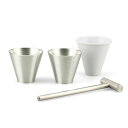 【10倍 スペシャル 】 能作 鎚目キット - ぐい呑 2ヶ入 日本酒 徳利 おちょこ 酒器 【和紙ラッピング】 正規代理店 北陸の工芸品 ギフト プレゼント 記念品 還暦祝い 退職祝い 引越し祝い 敬老の日 父の日