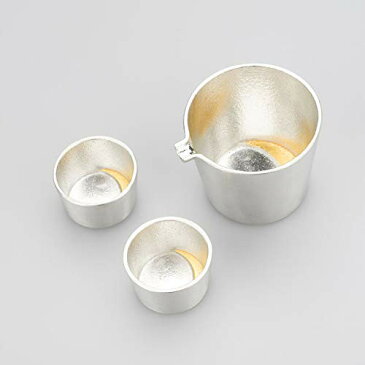 【オープン記念クーポン配布! 和紙ラッピング 】 能作 月の酒器 金箔セット 片口 ぐい呑 2個 正規代理店