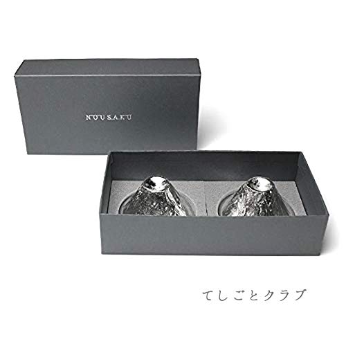 【 サマーキャンペーン 31日まで 10倍 】 能作 富士山 FUJIYAMA − 錫 ぐい呑 2個セット 金箔 日本酒 徳利 おちょこ 酒器 【和紙ラッピング】 正規代理店 北陸の工芸品 ギフト プレゼント 記念品 還暦祝い 退職祝い 引越し祝い 敬老の日のサムネイル