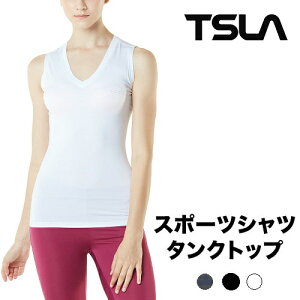 [TESLA] テスラ ヨガウェア スポーツシャツ レディース シャツ タンクトップ UVカット 吸汗速乾 FYN01/FUV06