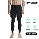【スーパーSALE期間中 エントリーでP7倍】テスラ 水着 メンズ レギンス付き ミドル丈パンツ 一体型 スイムウェア 2in1 水陸両用 速乾 UVカット 海 プール用 夏 スポーツ対応 TSLA MSB51