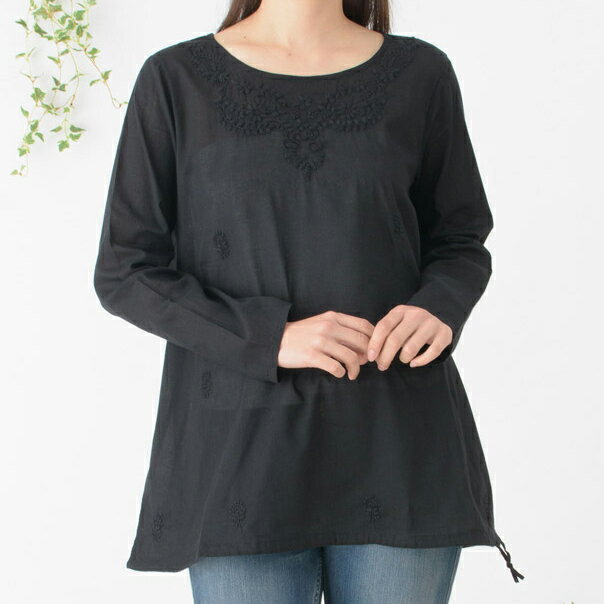 PIPPAL 長袖チュニック ラクノウネイチャー shanti