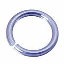 シルバー925 【丸カン】 11x0.6mm 《100個》 ロジウムカラーコーティング sr01