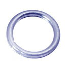 シルバー925 【丸カン】 切れ目なし 6x1mm 《100個》ロジウムカラーコーティング sr02