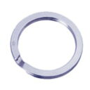 シルバー925 キーリング φ29mm 《1個》 リングパーツ ロジウムカラーコーティング 丸カン