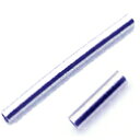 シルバー925 【チューブビーズ】 シルバービーズ 約5x2mm 《10個》 ロジウムカラーコーティング sv925