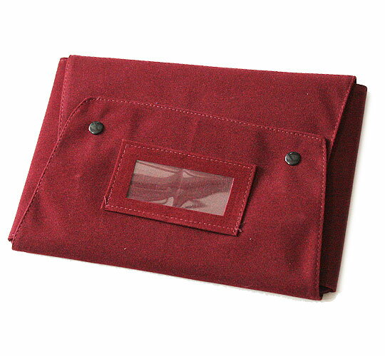 【ジュエリーケース】 ベルベット [濃赤] 約230x155x20mm ケースホルダー アクセサリー ケース ボックス/BOX