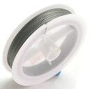 ナイロンコートワイヤー 銀 1巻 太さ0.3mm/0.35mm/0.38mm/0.45mm/0.5mm