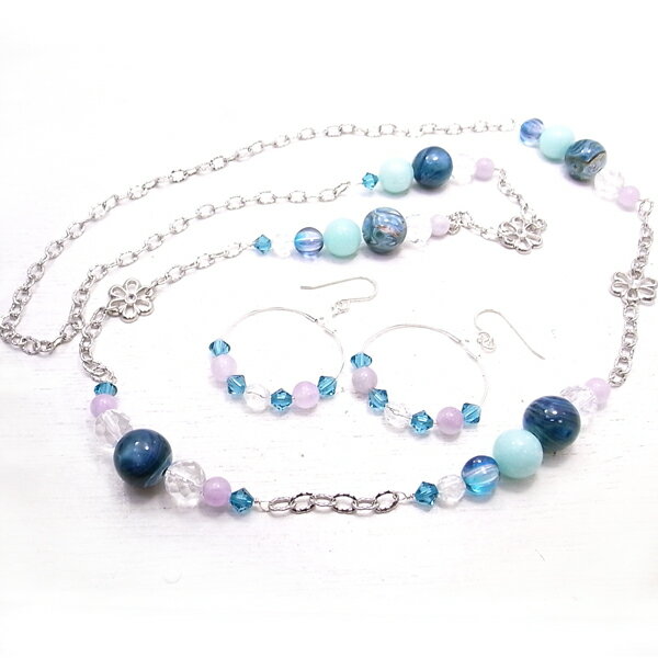 地上に降りた天使ネックレス＆ピアス...