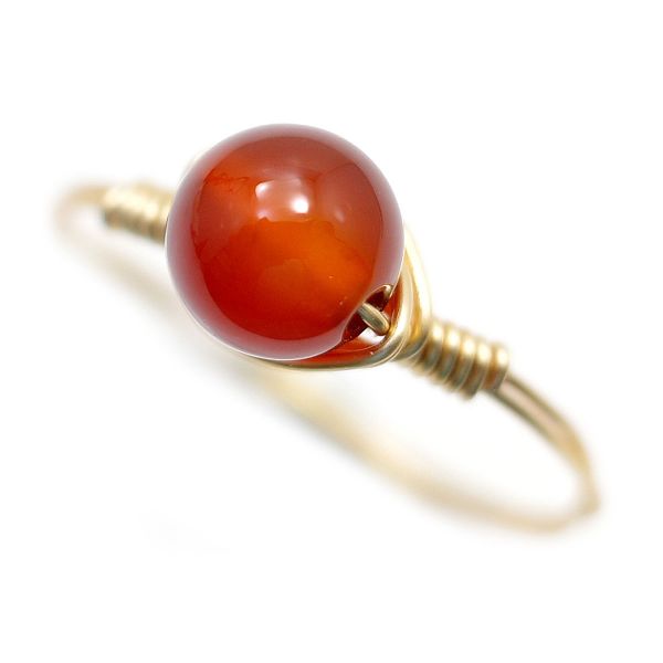 安定パワーカーネリアン指輪/リング...