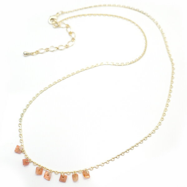 サンストーンのネックレスハンドメイド作家