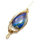 レインボーカルシリカのワイヤーアート 【工房ラクシュミー 】 アクセサリー/作家/ハンドメイド