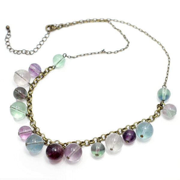 フローライトのラウンドアンティーク...