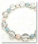 sph-03 虹色パステルブレス sphere [ スフィア ] 天然石パワーストーンアクセサリー 作家作品