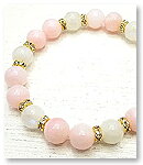 sph-06 ピンクオパールブレス sphere [ スフィア ] 天然石パワーストーンアクセサリー 作家作品