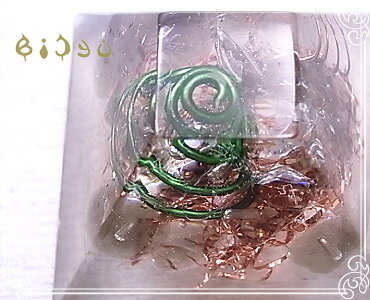 マヤピラミッド型 【ミニオルゴナイト】 スモーキークォーツ 【緑】 毘殊 [Bijyu] 天然石 パワーストーンアイテム スピリチュアル bijyu-112 2