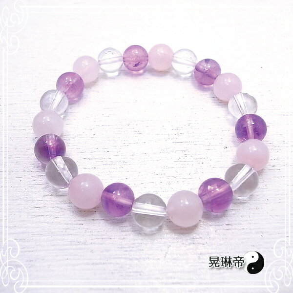 【晃琳帝】 癒しの恋愛ブレスレット 天然石ブレスレット パワーストーン de-72-kr-7