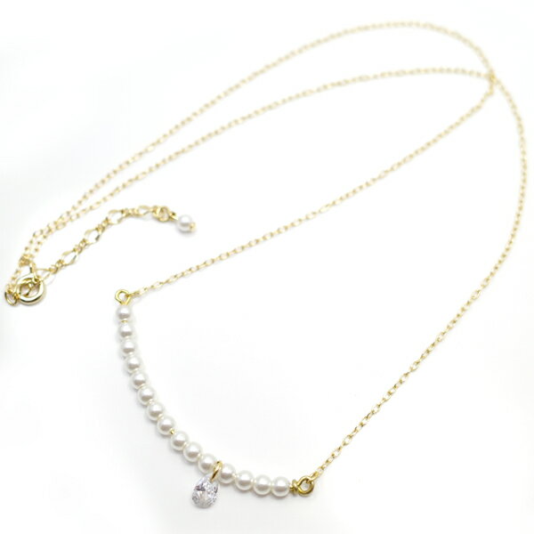 Rakuten - パールドロップ ネックレス Pearl w/drop NecklaceCh*eM+W:D[チェムダブリュディー]