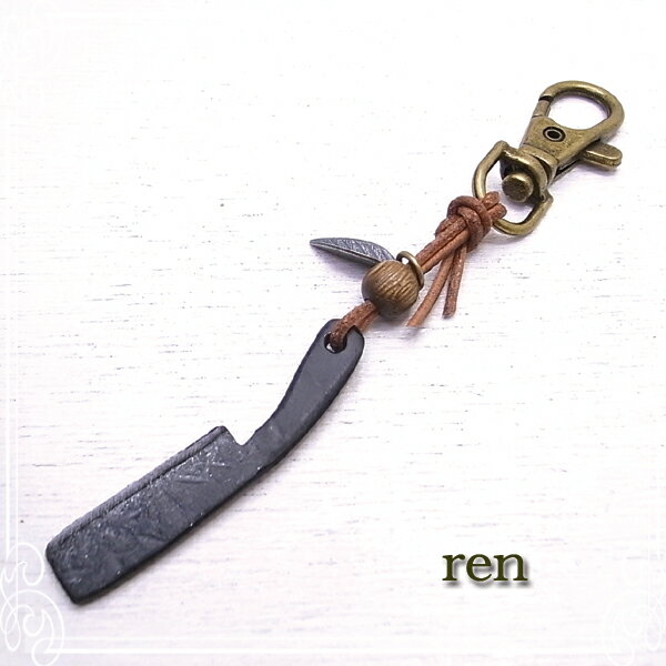 鉈のキーホルダー 鉄工芸品 アクセサリー キーホルダー ren レン de-78-rn-10