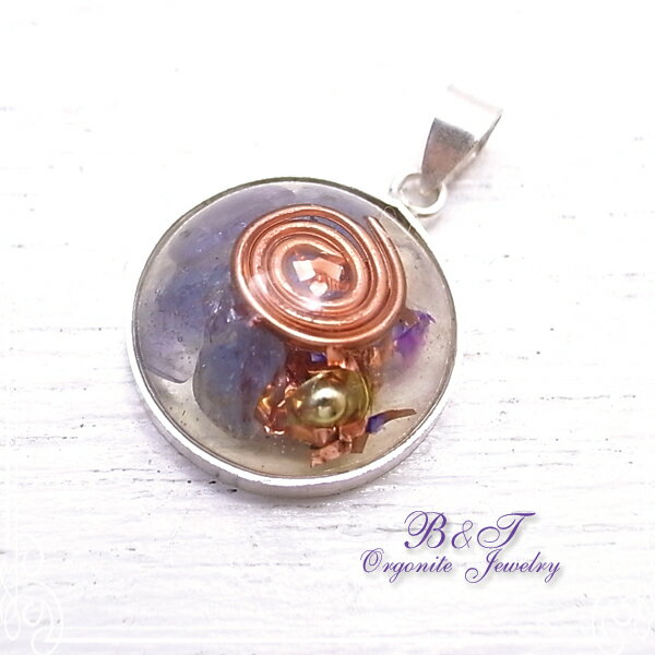 オルゴナイトジュエリー水晶タンザナ...