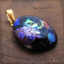 チタンガラスペンダント ネックレス ダイクロガラス NASA エムエスプロジェクト 【MS project 鬼束信】