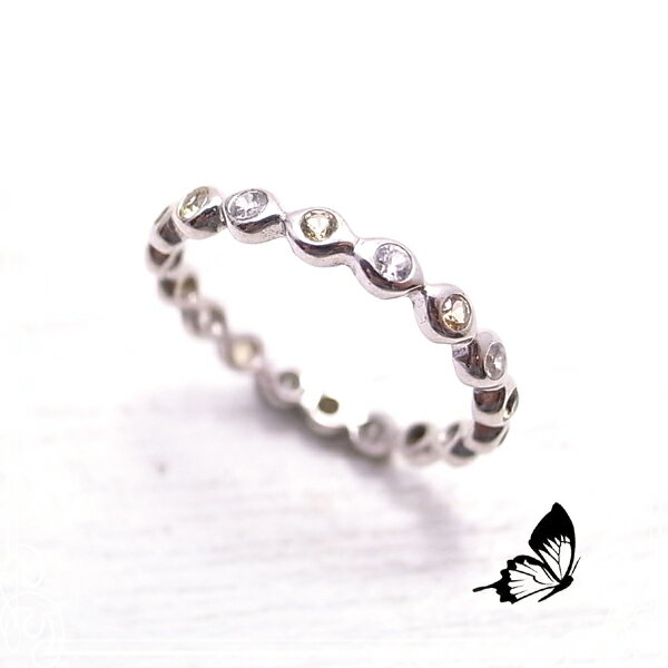 サファイア/ジルコンリング7号指輪...