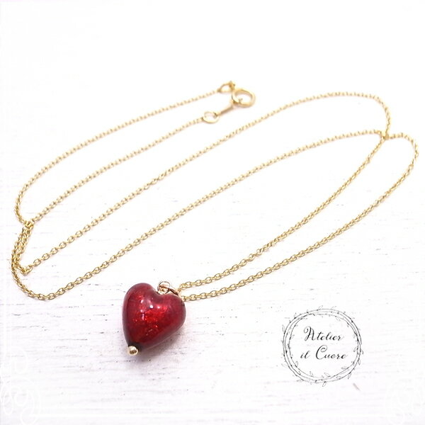 チェーンネックレス ヴェネチアンHeart Gold filled 14k   アクセサリー/ハンドメイド/作家