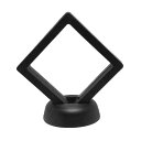 ルースケース 【エアフィルムケース】 黒 138mm 《1個》 スタンドジュエリーケース ABS 特殊ゴム 裸石ケース/ジュエリーケース/宝石ケース/コインケー...