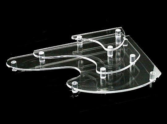 スタンド (台) クリア 3個セット ディスプレイ 陳列 /1個