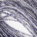 アイオライト 【カットビーズ】 約2.5x2mm《1/4連 約10cm》 天然石