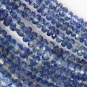 カイヤナイト 【カットビーズ】 約4.6x2.5mm《1/4連 約10cm》 天然石