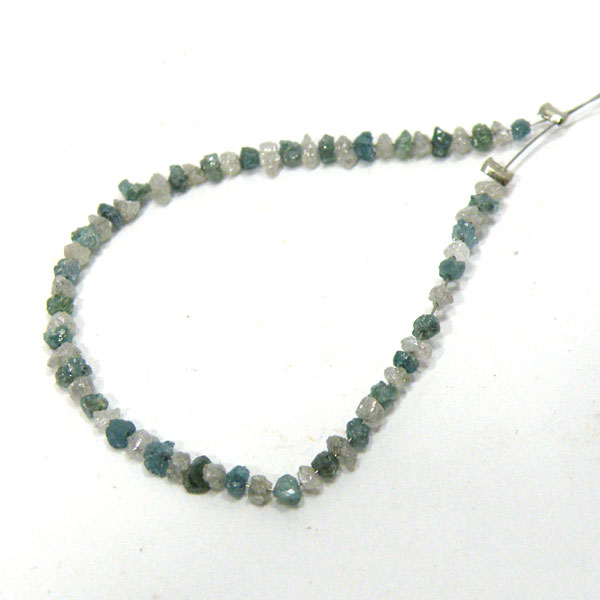 ダイヤモンドMIX 【カットビーズ】 約2.5x1.2mm《1/4連 約10cm》 天然石