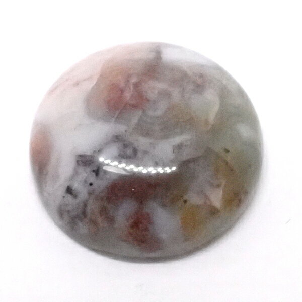 オーシャンジャスパー 【ラウンドカボション】 ルース約 14mm マルチカラー 1点物 裸石