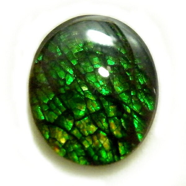 アンモライト(Ammolite) 1点限定 トリプレットルース 約9x11mm 2.27ct 裸石 ルース アンモナイト