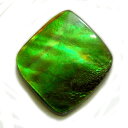 アンモライト(Ammolite) 1点限定 トリプレットルース 約16x18mm 7.46ct 裸石 ルース アンモナイト