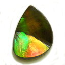 アンモライト(Ammolite) 1点限定 トリプレットルース 約14x19mm 8.53ct 裸石 ルース アンモナイト