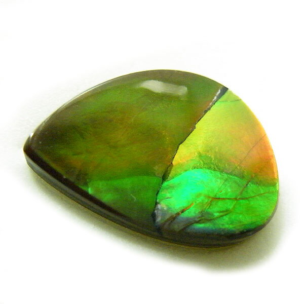 アンモライト(Ammolite) 1点限定 トリプレットルース 約14x19mm 8.53ct 裸石 ルー...