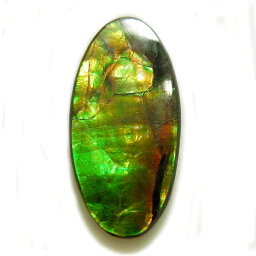 アンモライト(Ammolite) 1点限定 トリプレットルース 約14x28mm 14.46ct 裸石 ルース アンモナイト