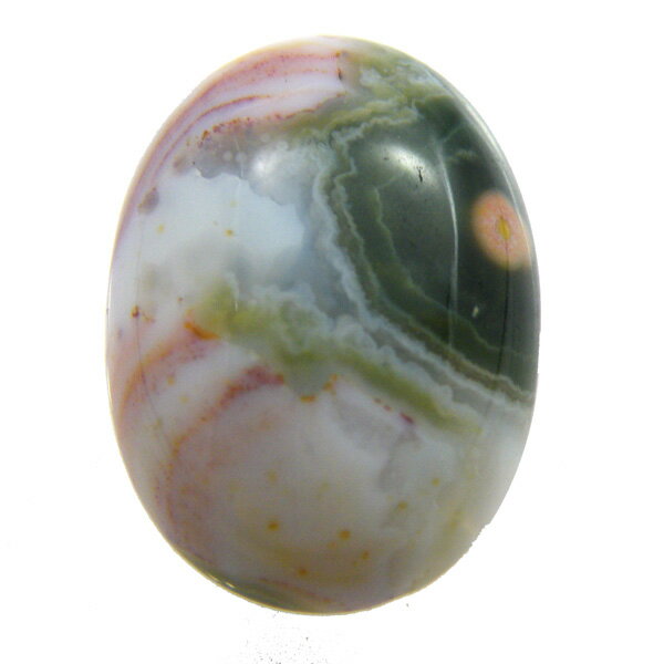オーシャンジャスパー【ルース 1点もの オーバルカボション】 約20x15x6mm 裸石 天然石