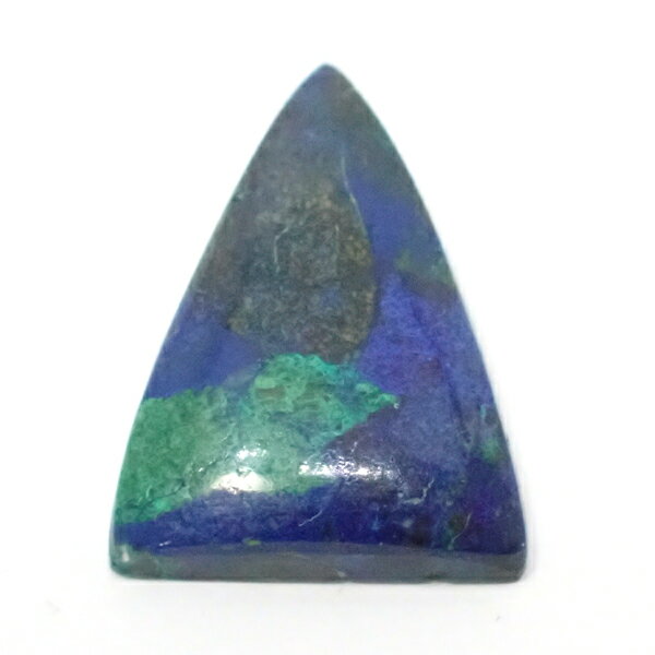 モハベ マラカイト アズライト カボション 約 12x18x3.3mm 【1点限定ルース】 天然石