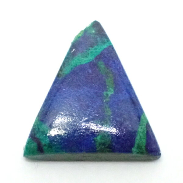 モハベ マラカイト アズライト カボション 約 11x14x3mm 【1点限定ルース】 天然石