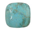 ターコイズ トルコ石 【クッションボションルース】 裸石 20x20x7mm 1点物
