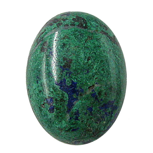 アズライト 【オーバルカボション】 ルース 裸石 15x20x5mm 1点物
