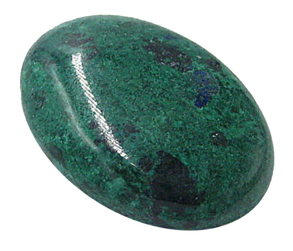 アズライト 【オーバルカボション】 ルース 裸石 15x20x5mm 1点物