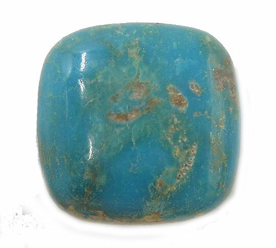 ターコイズ トルコ石 【クッションボションルース】 裸石 20x20x7mm 1点物